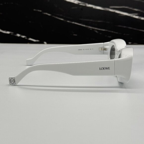 NEW LOEWE WHITE UNISEX SUNGLASSES LOEWE LW40033I 21C